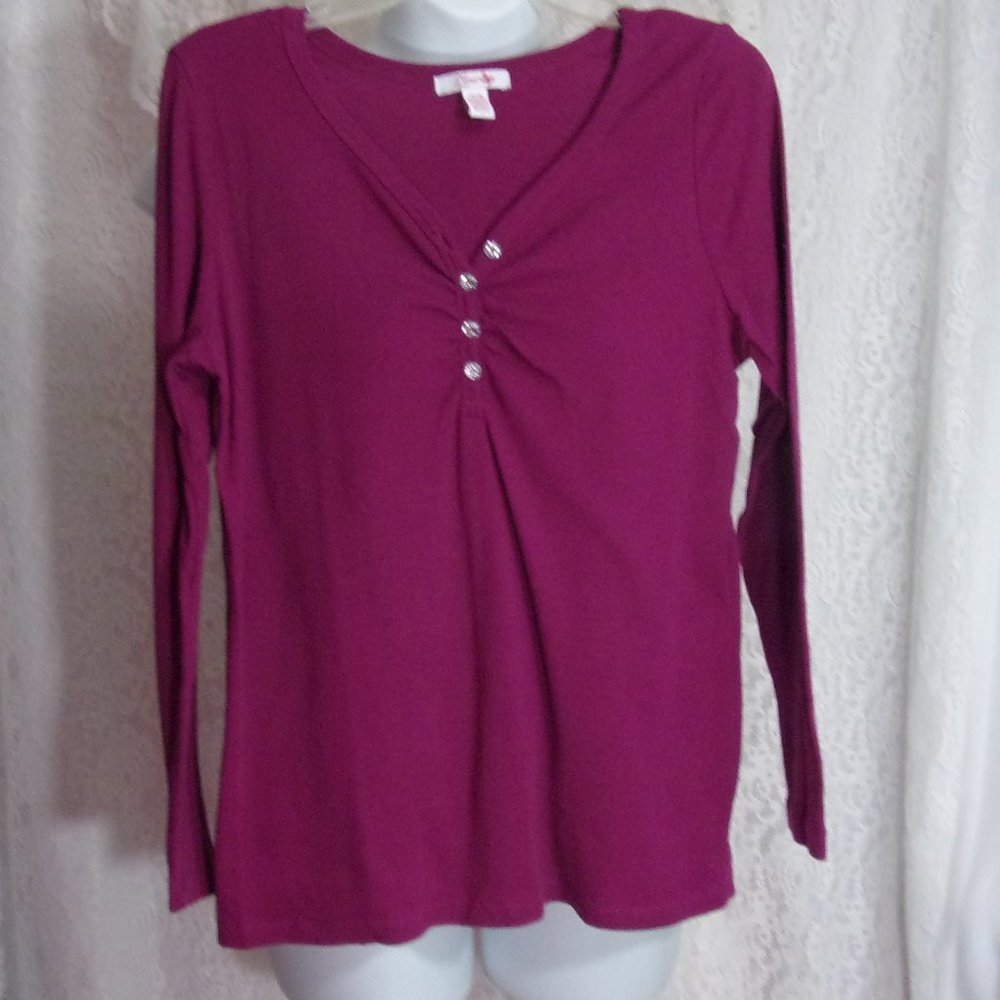 Magenta Thermal Top Size 14/16 NWOT
